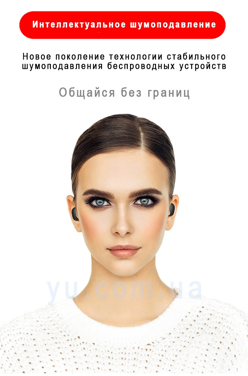 Бездротові Bluetooth навушники Aura TWS E6